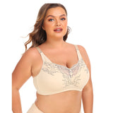 Full figure bra without wire lace