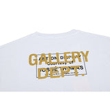 Gallery Dept T Shitrs round Neck Short Sleeve Color Graffiti Loose