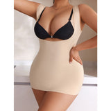 Shapewear tank top supports the chest tightens the abdomen
