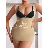 Shapewear tank top supports the chest tightens the abdomen