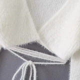 Women Sweater Knit Wear Fall Slim Fit V-neck Plush Knitted Cardigan