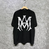 Amiri t shirts spider printing short sleeve