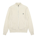 Little marafu rlknittingcouplecardiganhigh collar zipper waffle grids wool topslooseoutwearfall and winter