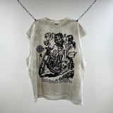 saint m t shirts s.m cartoon harley pattern crew neck pullover tank top