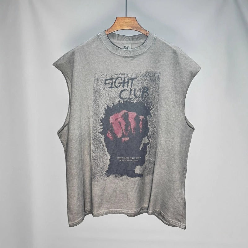 saint m t shirts s.m. fight club crewneck pullover tank top