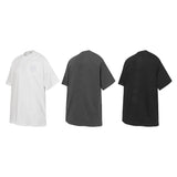 Ch hip-hop t shirts summerch crow sanskrit horseshoe embroidercasualpure cotton american heavy weight short sleeve casualcouple