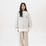 Unisex Hoodie Autumn Striped Printed Sweater