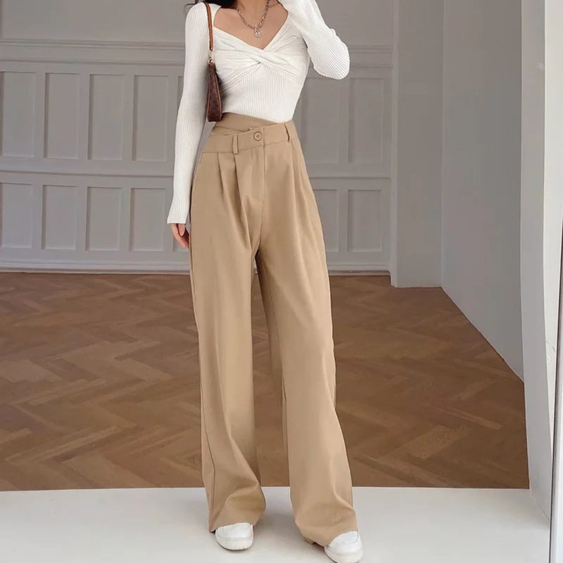 Women Sweatpants Spring Wide-Leg Pants Casual Pants Trousers