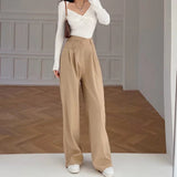 Women Sweatpants Spring Wide-Leg Pants Casual Pants Trousers