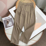 Women Sweatpants Summer Black Suit Pants Straight Harem Pants Pants