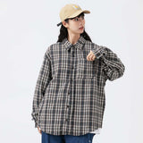 Unisex Jacket Autumn Loose Thick Shirt