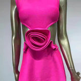 Women Dresses Sexy Sleeveless Party Dress (Ont0408)