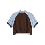 Unisex Jacket Retro Sports Navel Short Cardigan Coat