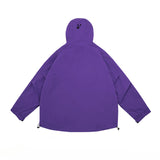 Unisex Jacket Loose Outdoor Hooded Jacket Shell Jacket