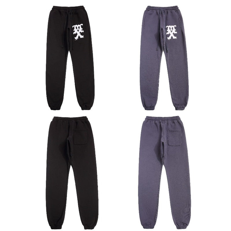 Saint m t pants s.m vintage american letter casual trousers