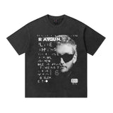 saint m t shirts s.m. retro ray gun magazine crew neck short sleeve tee