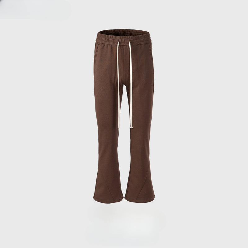 MIJKO Men's Vintage Pants MIJKO Microhorn Wide Feet Slim-fit Men's and Women's Long Casual Pants