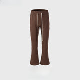 MIJKO Men's Vintage Pants MIJKO Microhorn Wide Feet Slim-fit Men's and Women's Long Casual Pants