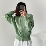 Women Sweater Knitwear Autumn and Winter Loose Knitted Cardigan Coat