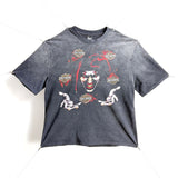 saint m t shirts s.m harley quinn graphic crewneck short sleeve t-shirt
