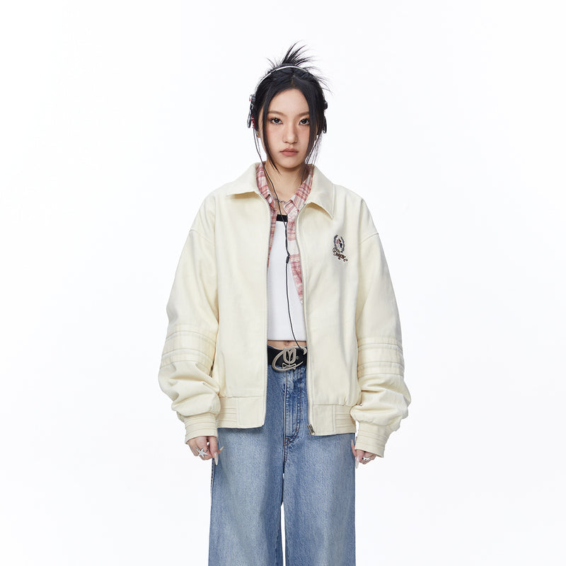 Unisex Jacket Autumn Vintage Embroidered Jacket