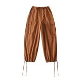 Women Sweatpants Retro Hip Hop Overalls I Loose Casual Pants