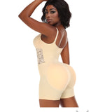 Shapewear Bodysuit Buttocks Lace Suspender Tie