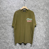 Amiri t shirts wine glass letterprinting short sleeves