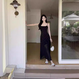 Women Dresses Hot Drilling Sling Dress Spring and Summer Sheath Dress
