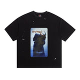 saint m t shirts s.m clown knife graphic crew neck pullover short sleeve t-shirt