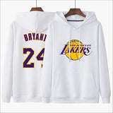 NBA Hoodie basketball jersey hooded sweater Kobe 24 ball