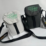 Men Casual Bags XPX Men's and Women's Plaid Shoulder Crossbody Mobile Phone Bag