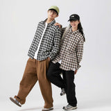 Unisex Jacket Autumn Loose Thick Shirt