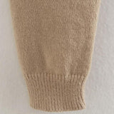 Women Sweater Knitwear Fall V-neck Loose Long Sleeve Short Casual Sweater