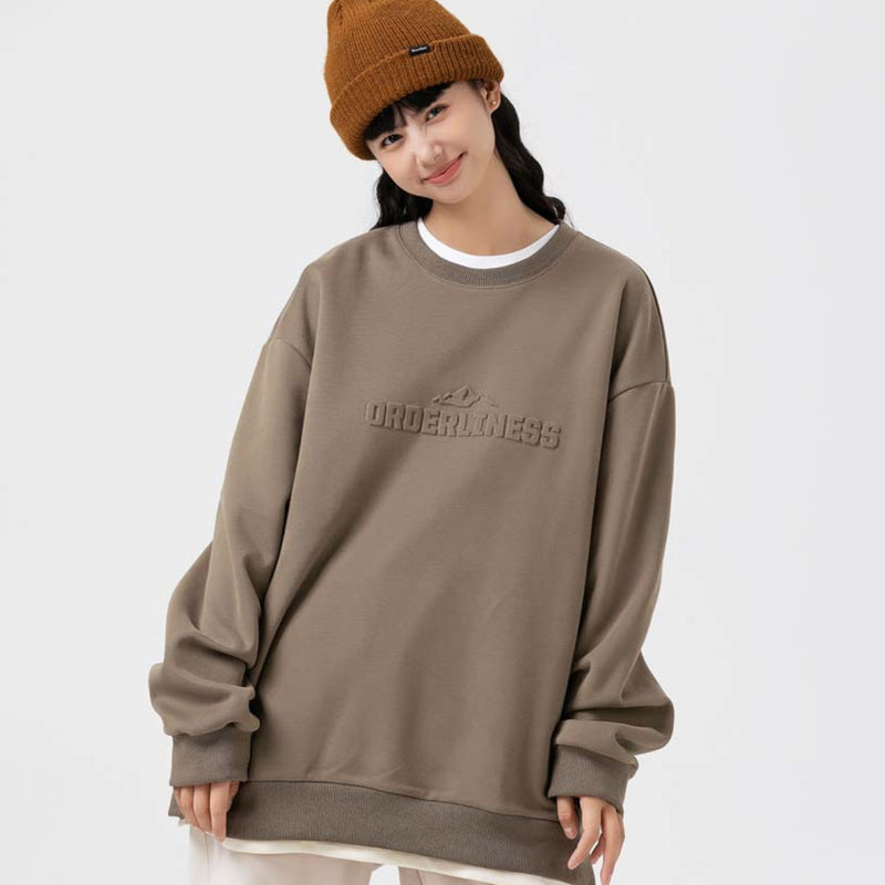 Unisex Hoodie Autumn Crew Neck Sweatshirt