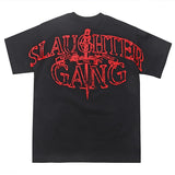 Hip-hop t-shirts: american high street style, short sleeve, unique print, relaxed fit, crew neck, trendy tee