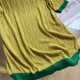 Women Sweater Knitwear Summer Short Sleeve Women's Loose and Simple Hollow out Bottoming Knitwear