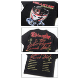 Hip-hop t-shirts, american high street summer short-sleeve couple's outfit, short racerback print short-sleeve tee
