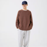 Unisex Sweater Winter Minimalist Crew Neck Sweater