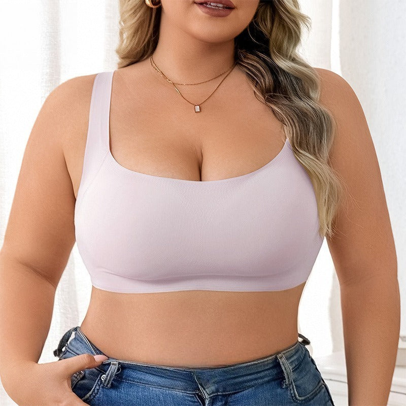 Full figure bra seamless push-up thin style