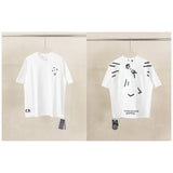 Ch hip-hop t shirts ch short-sleeved cross patch embroiderloosecasualpure cotton american heavy weight