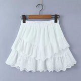 Women Skirt Summer Lace Skirt Loose Skirt