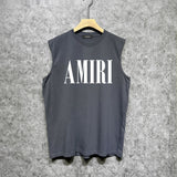 Amiri tank top big classic letterprinting