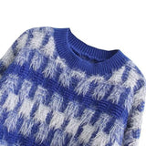 Women Sweater Knitwear Autumn Classic Style Feather Tassel Knitwear round Neck Loose Pullover Sweater