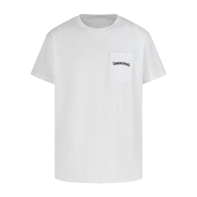 Ch hip-hop t shirts ch short-sleeved flame all-over printed short-sleeved loosecasualpure cotton american heavy weight short-sleeved