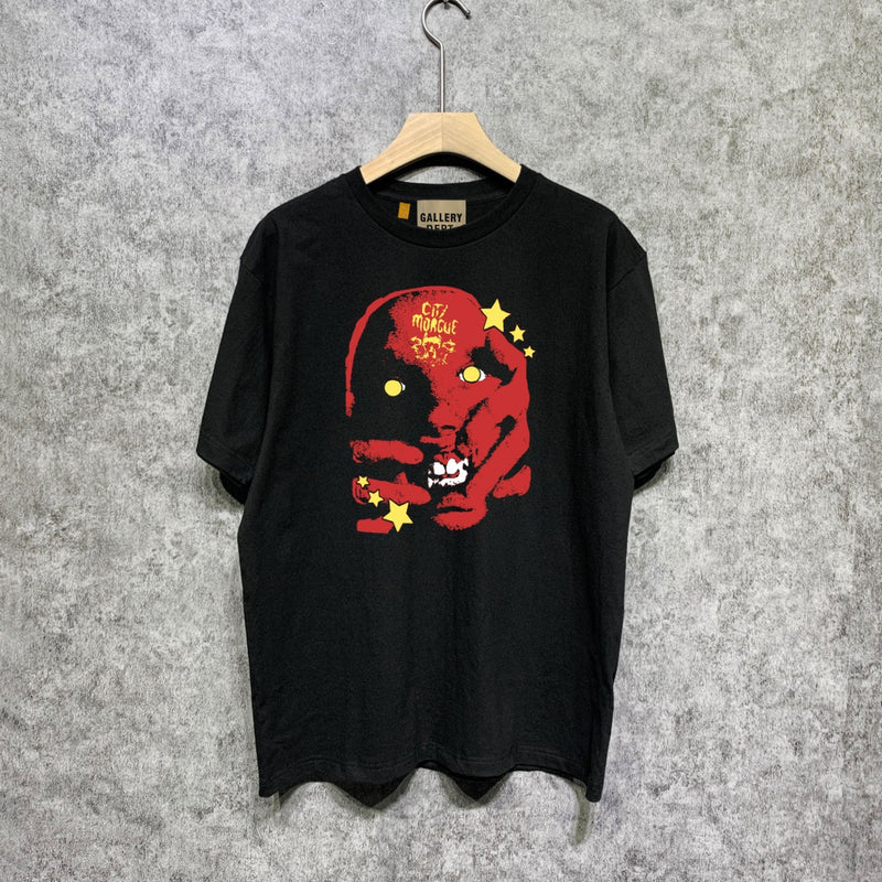 Gallery Dept T Shirt Retro Printed Loose Short-Sleeved Shirt