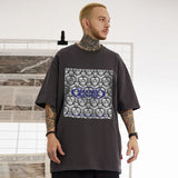 Men T Shirt Hip Hop Print Short Sleeve T-shirt Loose Couple Casual T-shirt