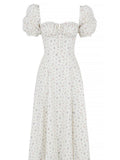 Women Dresses Floral Skirt Fashion Vacation Skirt (Zns0409)