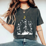 Washed Vintage Halloween Halloween Print Street Vintage T-Shirt