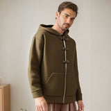 Mens Hoodie Jacket Spring and Autumn Jacket Men